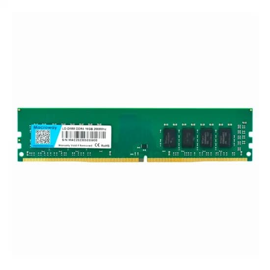 Memória Macroway, DDR4 4GB (1x4GB), 2666MHz, Verde image