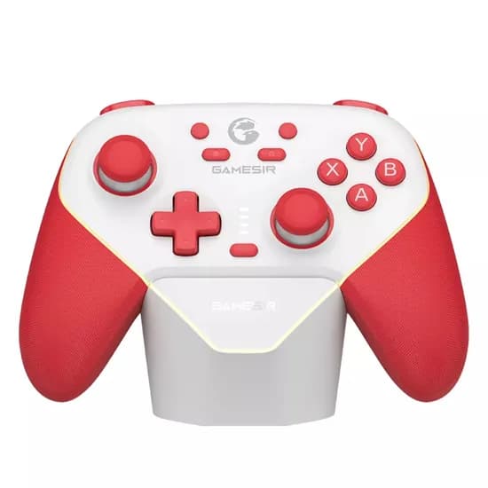 Controle Gamesir Super Nova T4N Pro com Base Vermelha PC/ SW/ SW2/ And/ Ios/ Ste image