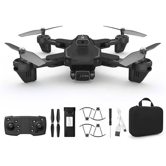 Drone 968 Idades 14+ / GPS HD Câmera Dupla / Preto image