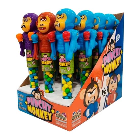 Bala Kidsmania Punchy Monkey Caixa 12x12g image