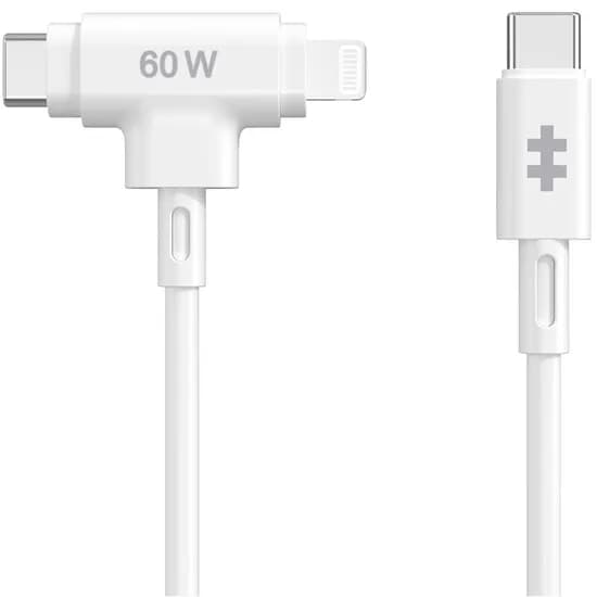 Cabo USB-C para Lightning Hyperjuice HJ4010WHGL 60 W Branco 1,5 Metros image