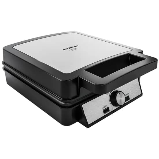 Wafleira Britânia Maker PWM04A - 1200W - 220V - 50/60Hz - Prata e Preto image