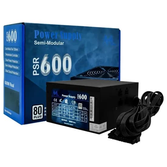 Fonte 600W Mtek PSR600 80 Plus image