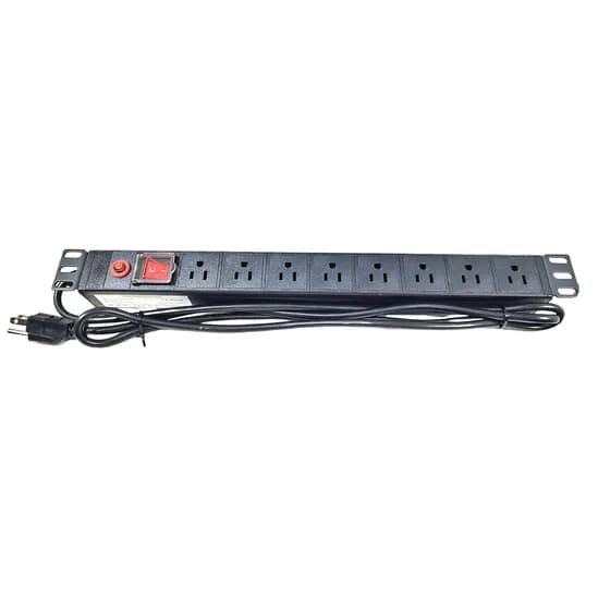 Filtro de Linha Rack Régua 15AMP 08 Tomadas 110V US image