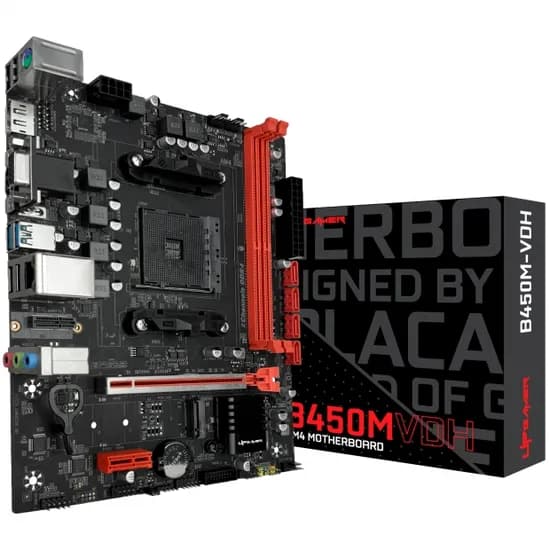 Placa Mãe Up Gamer B450M-VDH, AMD AM4, M-ATX, DDR4, M.2 Nvme, UPG-B450M-VDH image