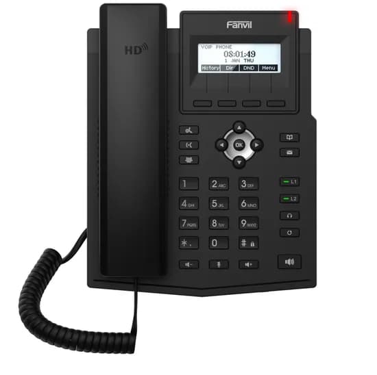 Telefone Fanvil X1SG IP 2 Linhas Sip 2*Giga 3*Conferenc. Poe image