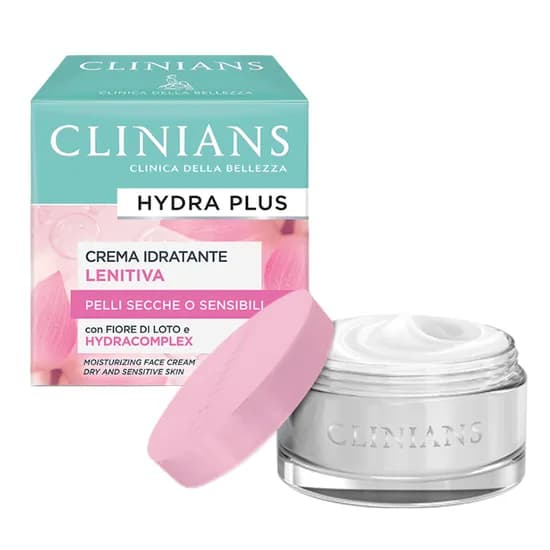 Creme Hidratante Facial Clinians Hydra Plus Lenitivo - com Flor de Lótus e Hydracomplex - 50ML image