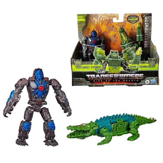 Boneco Hasbro Transformers Optimus Primal + Skullcruncher image