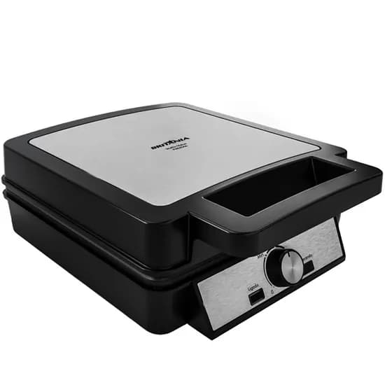 Máquina de Waffles Britânia PWM04A 1200 Watts 220V ~ 50/60Hz - Preto image
