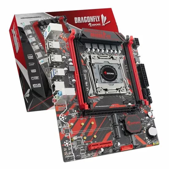 Placa Mãe Keepdata X99-Kdxdragonfly DDR4 Socket LGA 2011 Chipset Intel B85 Micro ATX image