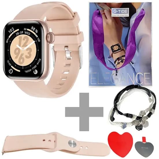Relógio G-Tide Elegance com Bluetooth - Dourado + Pulseira image