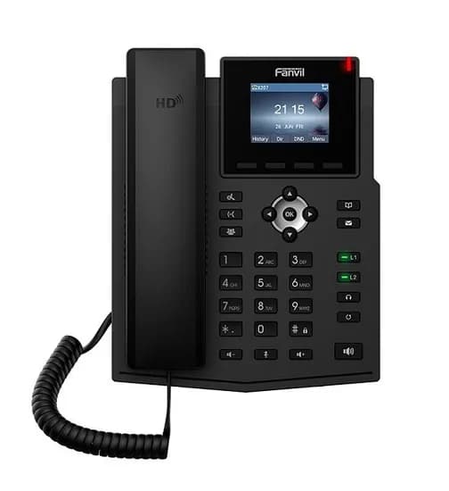Telefone Fanvil X3S(V2) IP 4 Linhas Sip LCD Color image