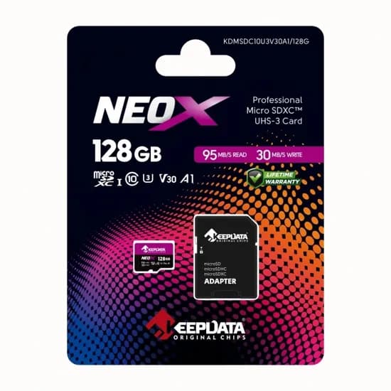 Cartão MicroSD 128GB Keepdata Neox V30 A1 C10 KDMSDC10U3V30A1 /128 image
