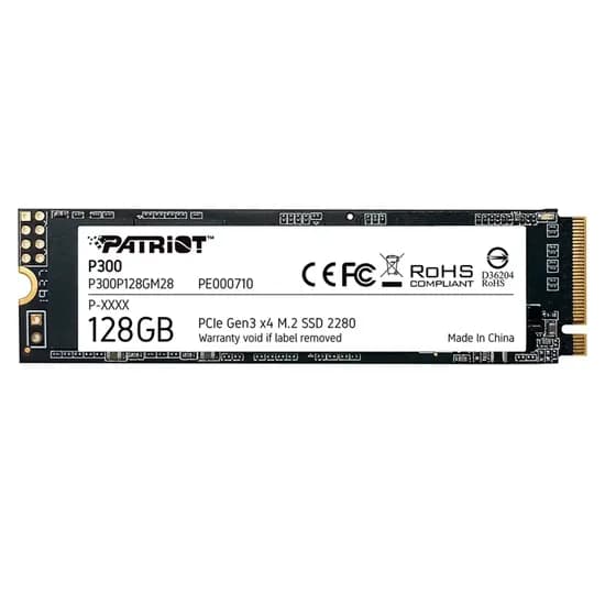 Disco de Estado Sólido M.2 Patriot P300 128GB Nvme PCI-Exp Gen 3 - P300P128GM28 image
