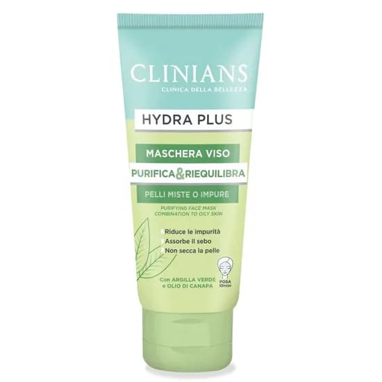 Máscara Purificante Hydra Plus Clinians 75ml image