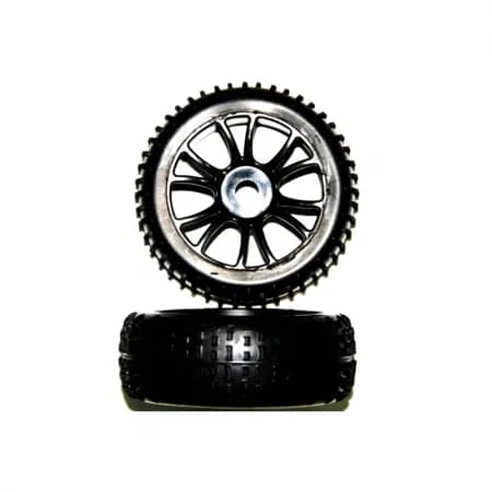 Roda HT Roda Black 1/8 Completa 2PC 85746BL image