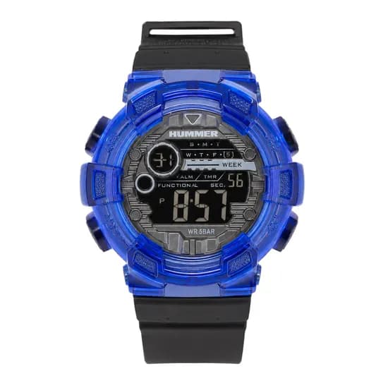 Relógio Masculino Digital Hummer WH2-224334 Azul com Preto image