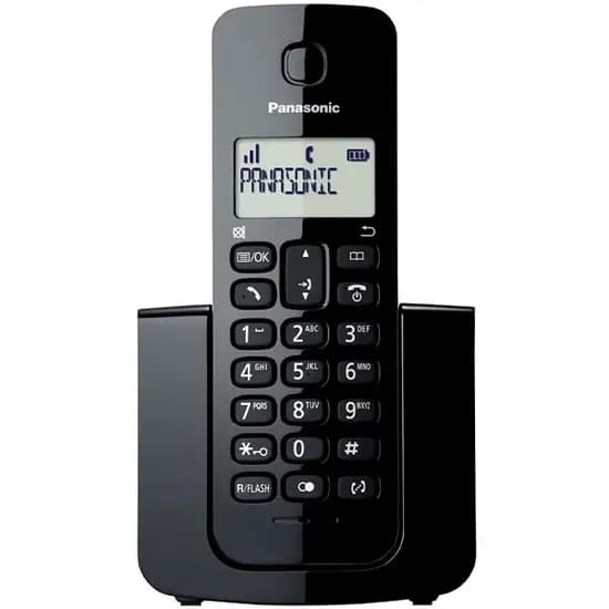Telefone Sem Fio Panasonic KX-TGB110 com Identificador de Chamadas - Preto image