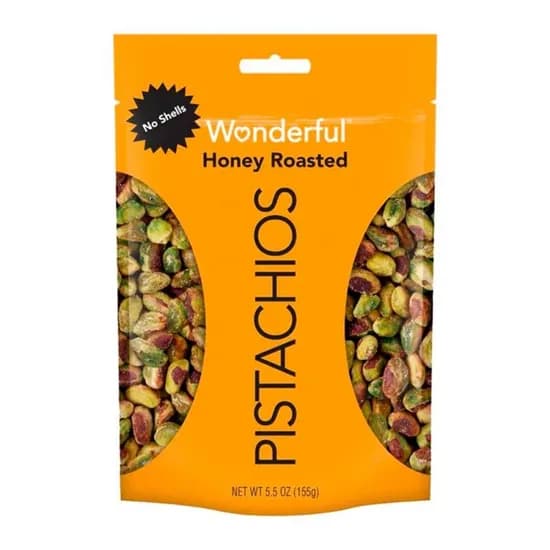 Pacote de Pistache Wonderful sem Casca Torrado ao Mel 155G image