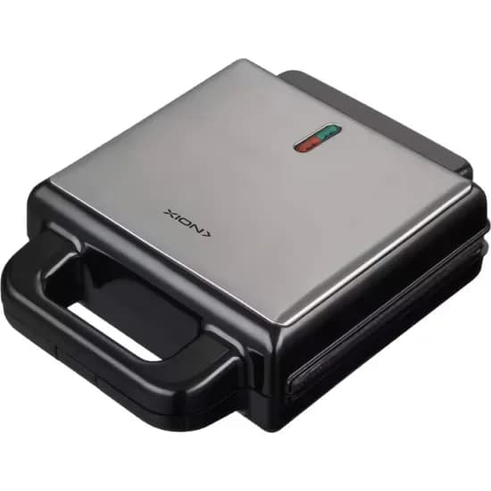 Sanduicheira com Placas Intercambiáveis Xion XI-SW43 3 Em 1 1400 W 220V - Preto/Prata image