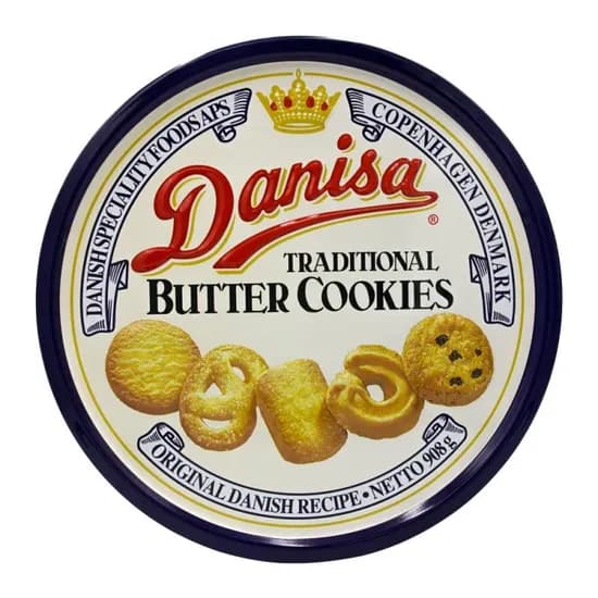 Biscoito Amanteigado Danisa Tradicional Lata 908G image