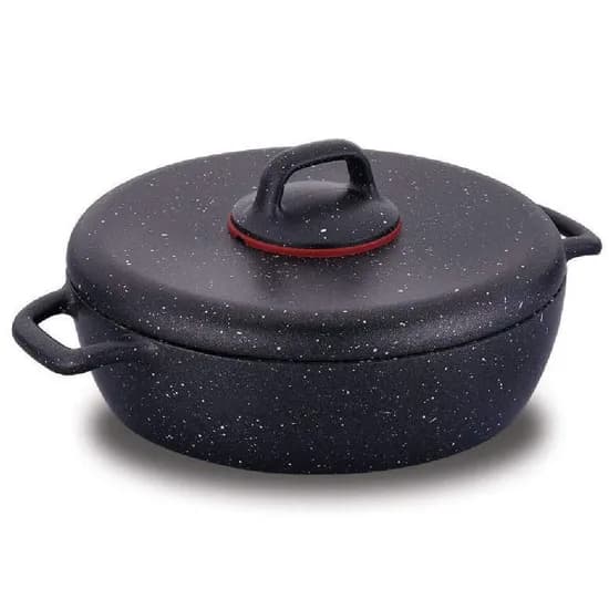 Panela Korkmaz A1354 com Tampa Preta 2,5L 24CM image
