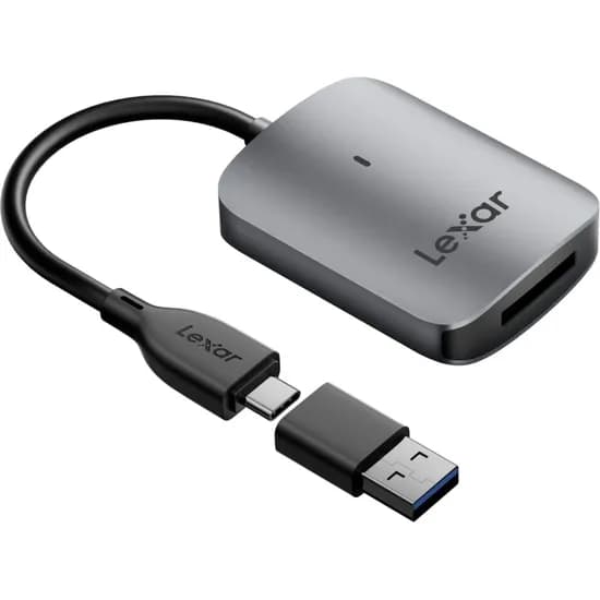 Leitor de Cartão Cfexpress Tipo A Lexar Professional RW515 USB-C Cinza (LRW515U-RNHNG) + Adaptador image