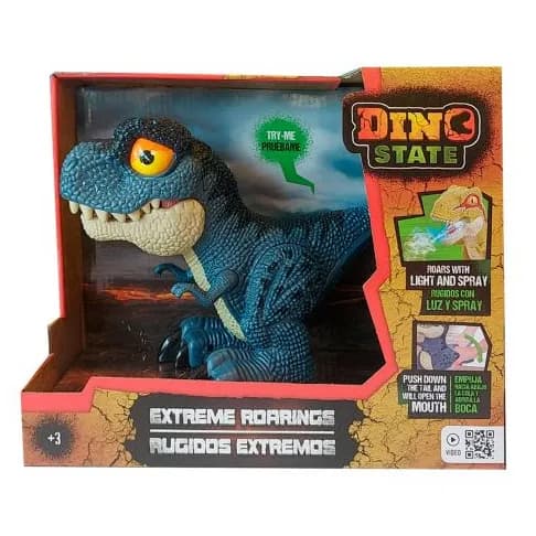 Brinquedo Dinossauro com Luzes Dinostate Som e Spray image
