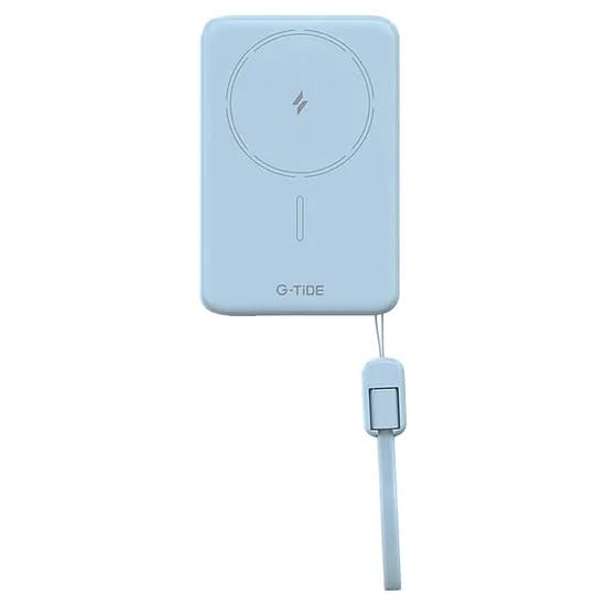 Carregador Portátil G-Tide Slim 01 - 5000mAh - USB-C/USB-C - Sem Fio - Azul image