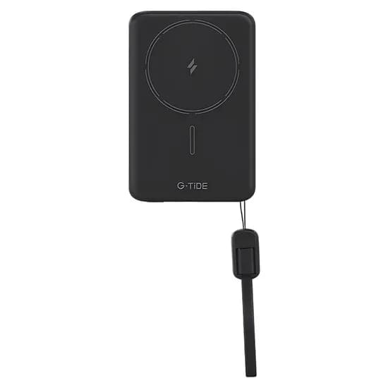Carregador Portátil G-Tide Slim 01 - 5000mAh - USB-C/USB-C - Sem Fio - Preto image