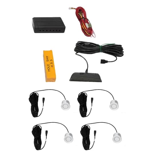 Sensor de Estacionamento Motor One CRS6100-S028 - para Carro - 4 Peças - Traseiro - Prata image