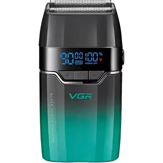 Apontador Elétrico VGR V-308 Recarregável - Preto/Verde image