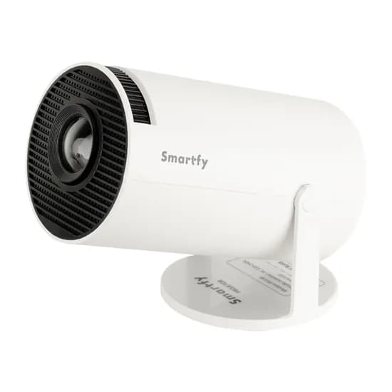 Projetor Smartfy PJ01W - 4K - HDMI/USB - Android - com 2 Controles - Bivolt - Branco image