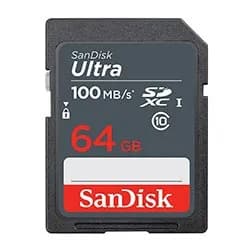Cartão de Memória SD Sandisk Ultra 64GB Classe 10 - SDSDUNR-064G-GN3IN image