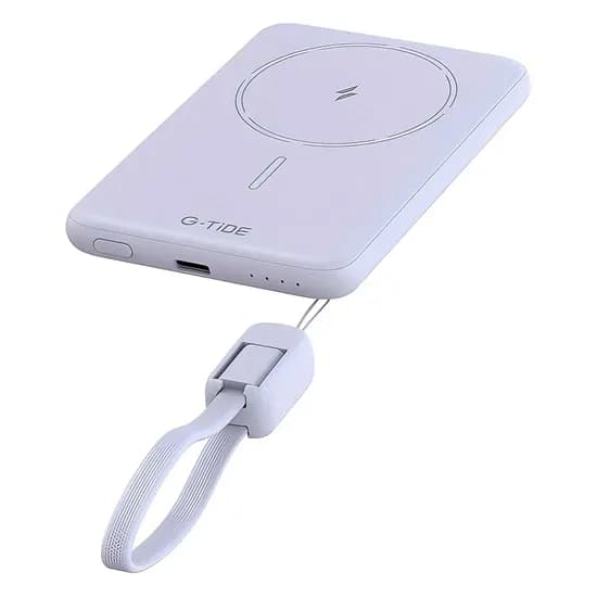 Adaptador de Energia Portátil G-Tide Slim 01 5000mAh USB-C para USB-C Sem Fio - Roxo image