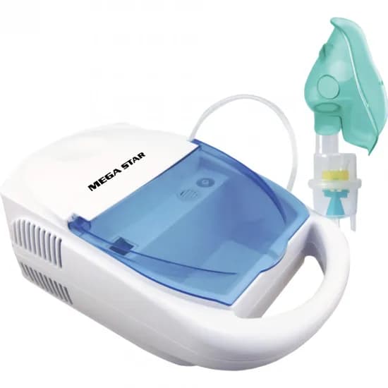 Nebulizador Mega Star NRA72A 10ML 220V - Branco/Azul image