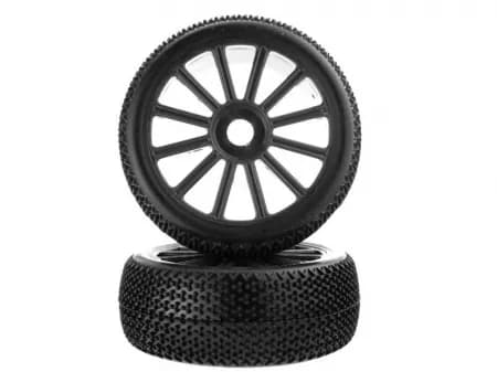 Roda HT Preto 1/8 Completo 2PC 821003B image
