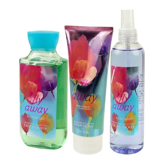 Kit Body Splash Dear Body Fly Away - Feminino - 236ML + 295ML + 226G image