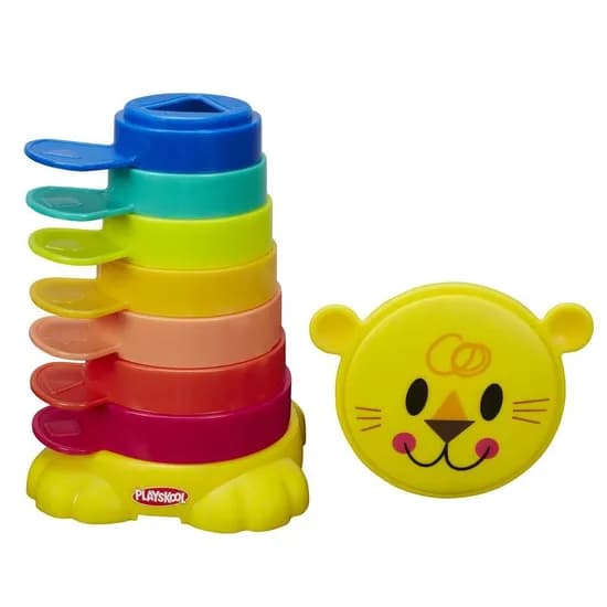 Pilha de Copos Brinquedo Hasbro Playskool B0501 Leão image