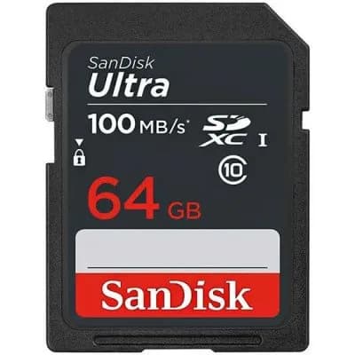 Cartão SD 64GB Sandisk Ultra SDXC C10 100MB/s image