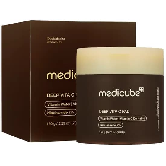 Almofadas Tônicas Medicube Deep Vita C Pacote de 70 Unidades. image