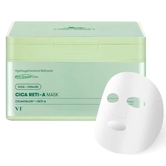 Máscara Facial VT Cosmetics Cica Reti-A Mask - 30 Unidades image