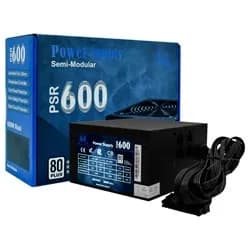 Fonte de Alimentação Mtek PSR-600 Real 600W ATX / Semimodular / 80 Plus image