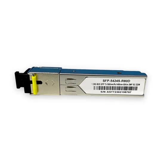 F. M SFP 1.25G 80KM Bidi TX1550-RX1310-1490NM WDM 5424S-R80D image
