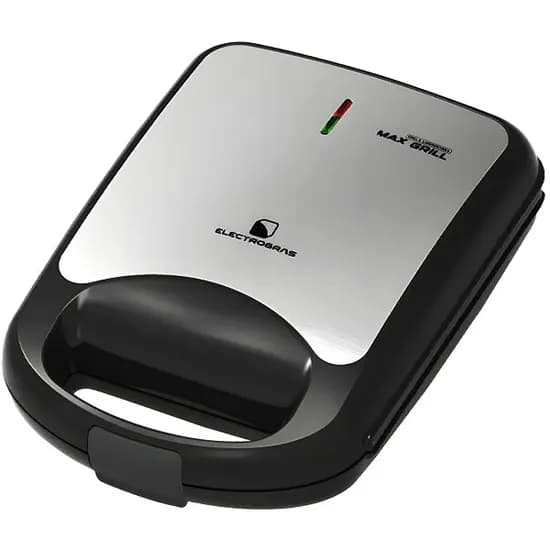 Sanduicheira e Grill Electrobras Max Grill EBGS-04 1500 Watts 220 - 240 V ~ 50/60 Hz - Prata/Preta image