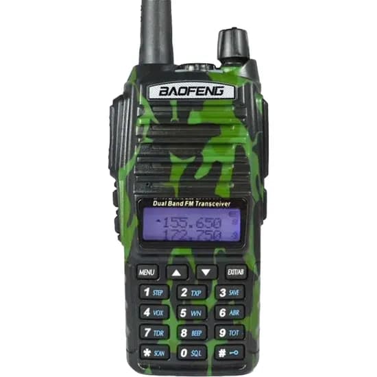Walkie Talkie Baofeng UV-82 - 20 KM - 128 Canais - Verde Camuflado image