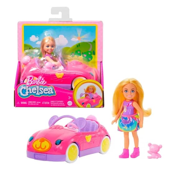 Boneca Barbie Chelsea e Conversível de Ursinho image