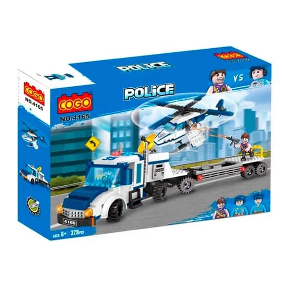 Bloco Cogo Polícia 329 Peças image