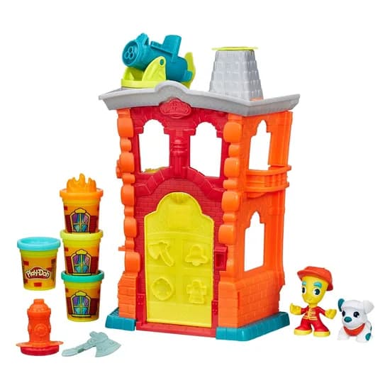 Play-Doh Hasbro B3415 Quartel Dos Bombeiros image