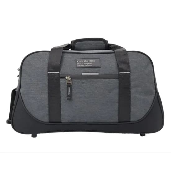 Bolsa de Viagem Chenson 26x49x22 Cinza com Preto image